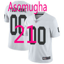 Nike Las Vegas Raiders #21 Nnamdi Asomugha White Vapor Untouchable Authentic Stitched NFL Jerseys