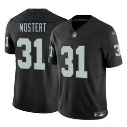 Nike Las Vegas Raiders #31 Raheem Mostert Black Vapor Untouchable Authentic Stitched NFL Jersey