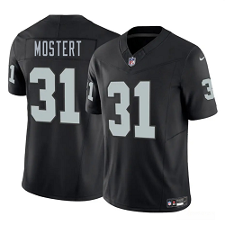 Nike Las Vegas Raiders #31 Raheem Mostert Black Vapor Untouchable Authentic Stitched NFL Jersey