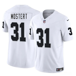 Nike Las Vegas Raiders #31 Raheem Mostert White Vapor Untouchable Authentic Stitched NFL Jersey