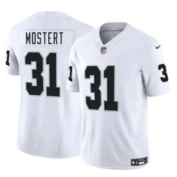 Nike Las Vegas Raiders #31 Raheem Mostert White Vapor Untouchable Authentic Stitched NFL Jersey