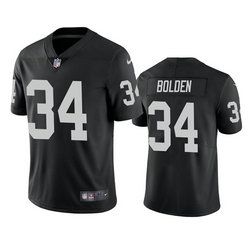 Nike Las Vegas Raiders #34 Brandon Bolden Black Vapor Untouchable Authentic Stitched NFL Jersey
