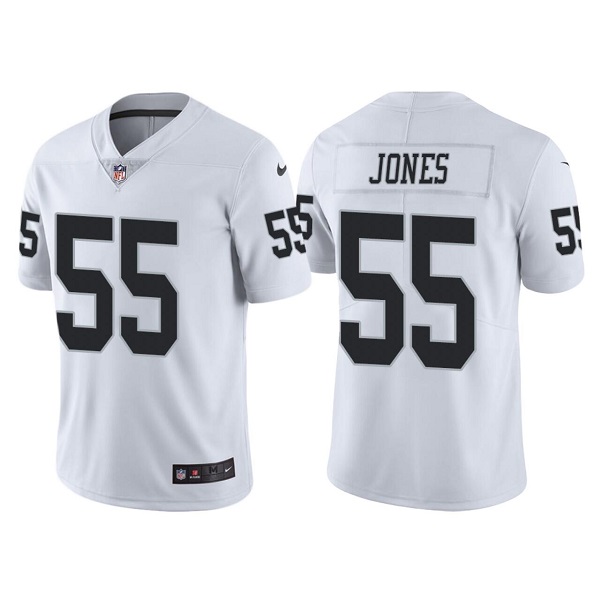 Nike Las Vegas Raiders #55 Chandler Jones White Vapor Untouchable Authentic Stitched NFL Jersey