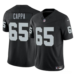 Nike Las Vegas Raiders #65 Alex Cappa Black Vapor Untouchable Authentic Stitched NFL Jersey