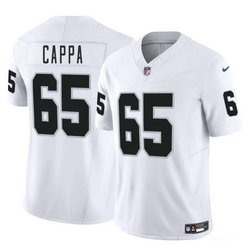 Nike Las Vegas Raiders #65 Alex Cappa White Vapor Untouchable Authentic Stitched NFL Jersey