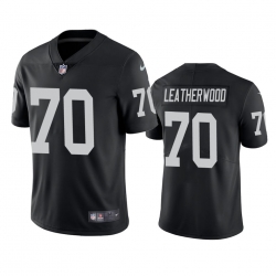 Nike Las Vegas Raiders #70 Alex Leatherwood Black Vapor Untouchable Authentic stitched NFL jersey