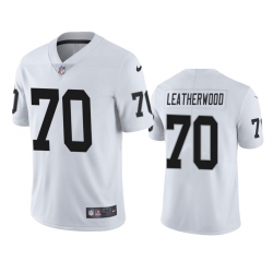 Nike Las Vegas Raiders #70 Alex Leatherwood White Vapor Untouchable Authentic stitched NFL jersey