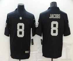 Nike Las Vegas Raiders #8 Josh Jacobs Black Vapor Untouchable Authentic stitched NFL jersey