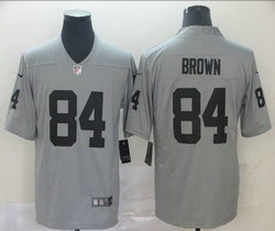 Nike Las Vegas Raiders #84 Antonio Brown Grey Inverted Legend Vapor Untouchable Authentic Stitched NFL jersey