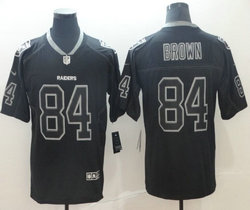 Nike Las Vegas Raiders #84 Antonio Brown Lights Out Black Vapor Untouchable Authentic stitched NFL jersey