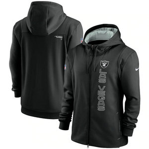 Nike Las Vegas Raiders Black 2021 zipper Hoodie
