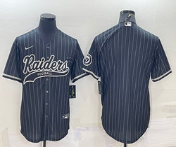 Nike Las Vegas Raiders Blank Black Joint adults Authentic Stitched baseball jersey