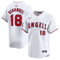 Nike Los Angeles Angels #18 Nolan Schanuel White 2024 Authentic Stitched MLB Jersey