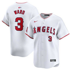 Nike Los Angeles Angels #3 Taylor Ward White 2024 Authentic Stitched MLB Jersey