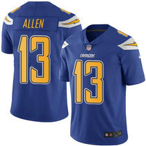 Nike Los Angeles Chargers #13 Keenan Allen Electric Blue Rush Authentic Stitched NFL Jersey