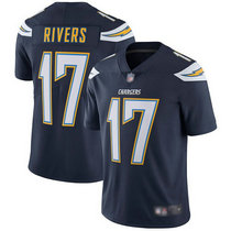 Nike Los Angeles Chargers #17 Philip Rivers Blue Vapor Untouchable Limited Authentic Stitched NFL Jersey