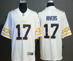 Nike Los Angeles Chargers #17 Philip Rivers Team Logos Fashion Vapor Untouchable Authentic Stitched NFL jersey