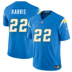 Nike Los Angeles Chargers #22 Najee Harris Blue Stitched Jersey