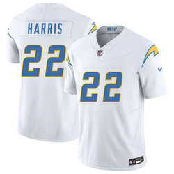 Nike Los Angeles Chargers #22 Najee Harris White Stitched Jersey