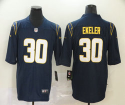 Nike Los Angeles Chargers #30 Austin Ekeler Navy Blue Authentic Stitched NFL Jersey
