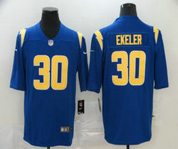Nike Los Angeles Chargers #30 Austin Ekeler Royal 2nd Authentic Stitched NFL Jersey