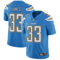Nike Los Angeles Chargers #33 Derwin James Electric Blue 2018 NFL Draft Pick Authentic stitched NFL jersey