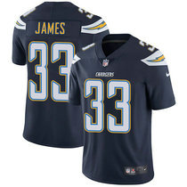 Nike Los Angeles Chargers #33 Derwin James Navy Blue 2018 NFL Draft Pick Authentic stitched NFL jersey