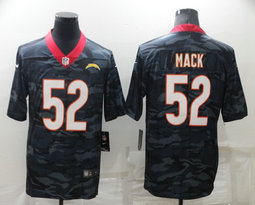 Nike Los Angeles Chargers #52 Khalil Mack Camo Authentic stitched NFL jersey