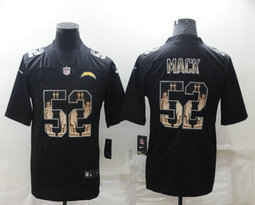 Nike Los Angeles Chargers #52 Khalil Mack Jesus Authentic stitched NFL jersey