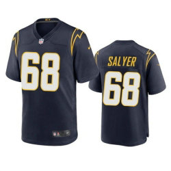 Nike Los Angeles Chargers #68 Jamaree Salyer Navy Vapor Untouchable Authentic Stitched NFL Jersey