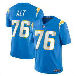 Nike Los Angeles Chargers #76 Joe Alt Light Blue 2024 Draft Vapor Untouchable Football Jersey