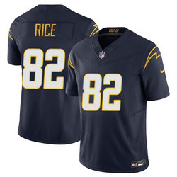 Nike Los Angeles Chargers #82 Brenden Rice Navy 2024 Draft F.U.S.E Football Jersey