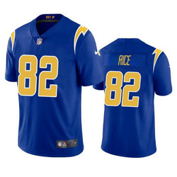 Nike Los Angeles Chargers #82 Brenden Rice Royal 2024 Draft Vapor Untouchable Football Jersey