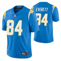 Nike Los Angeles Chargers #84 Gerald Everett Blue Vapor Untouchable Authentic stitched NFL jersey