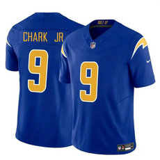 Nike Los Angeles Chargers #9 DJ Chark Jr Royal 2023 F.U.S.E. Football Stitched Jersey