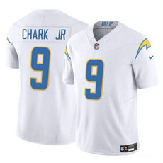 Nike Los Angeles Chargers #9 DJ Chark Jr White 2023 F.U.S.E. Football Stitched Jersey