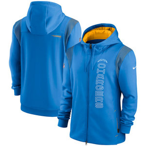Nike Los Angeles Chargers 2021 zipper Hoodie