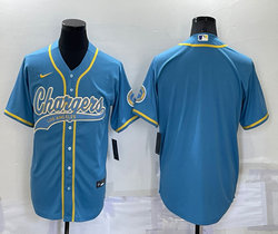 Nike Los Angeles Chargers Blank Blue Joint adults Authentic Stitched baseball jersey