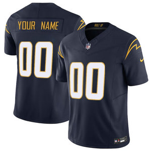 Nike Los Angeles Chargers Custom Navy 2023 F.U.S.E Authentic Stitched NFL Jersey