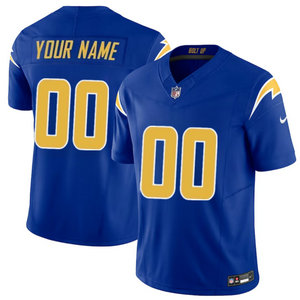 Nike Los Angeles Chargers Customized Royal Blue 2023 F.U.S.E Authentic Stitched NFL Jersey