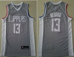 Nike Los Angeles Clippers #13 Paul George 2020-21 Earned Edition Authentic Stitched NBA Jersey