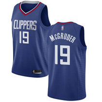 Nike Los Angeles Clippers #19 Rodney McGruder Blue Game Authentic Stitched NBA jersey