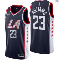 Nike Los Angeles Clippers #23 Lou Williams Navy Blue Game City Authentic Stitched NBA jersey