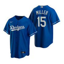 Nike Los Angeles Dodgers #15 Bobby Miller Royal Game 2020 MLB Draft Jersey