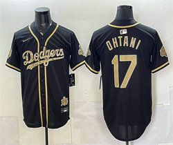 Nike Los Angeles Dodgers #17 Shohei Ohtani Black 2026 Armed Forces Day Jersey