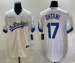 Nike Los Angeles Dodgers #17 Shohei Ohtani White City Stitched MLB Jersey