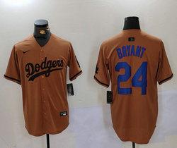Nike Los Angeles Dodgers #24 Kobe Bryant Army green Joint Authentic Stitched baseball jersey
