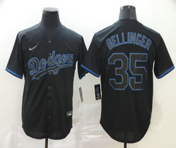 Nike Los Angeles Dodgers #35 Cody Bellinger Black Authentic Stitched MLB jersey