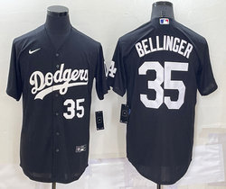 Nike Los Angeles Dodgers #35 Cody Bellinger Black Inverted Legend Authentic Stitched MLB Jersey