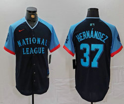Nike Los Angeles Dodgers #37 Enrique Hernandez 2024 All Star MLB Jersey